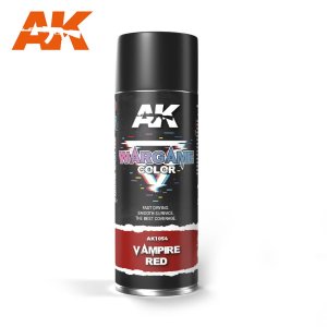 AK Interactive 1054 - Farba spray Vampire Red 400 ml