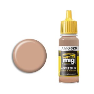 AMMO MIG 026 - Sand Brown - farba akrylowa 17ml