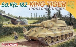DRAGON 7231 - 1:72 Sd.Kfz.182 King Tiger (Porsche Turret)