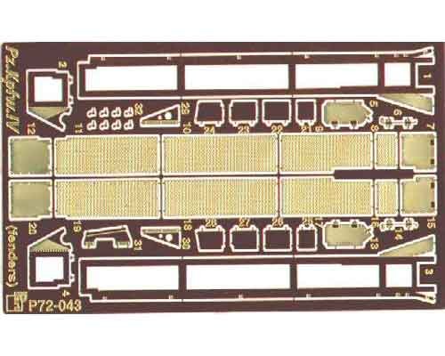 Przejdź do produktu PART P72043 - 1:72 Pz.Kpfw. IV fenders