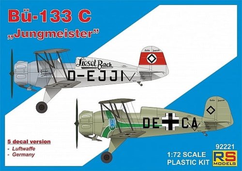 Przejdź do produktu RS MODELS 92221 - 1:72 Bucker Bu-133 C Jungmeister