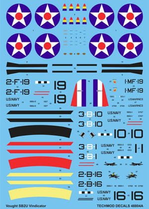 Przejdź do produktu TECHMOD 48804 - 1:48 Vought SB2U Vindicator w/photo parts and masks