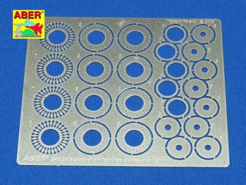 Przejdź do produktu ABER 25024 - 1:25 Standard drilled discs brakes dia. 12mm (Standartowe nawiercane tarcze hamulcowe)