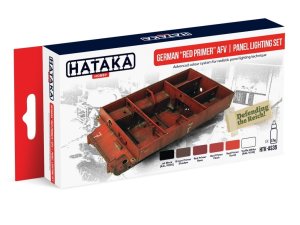 HATAKA AS35 - Zestaw farb German â€žRed Primerâ€ť AFV panel lighting