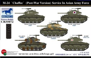 BRONCO CB 35072 - 1:35 M-24 Chaffee (Post-War Version) Serv. In Asia Army force