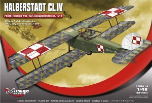 MIRAGE 481403 - 1:48 Halberstadt CL.IV Polish-Russian War / Siły okupacyjne RAF 1919
