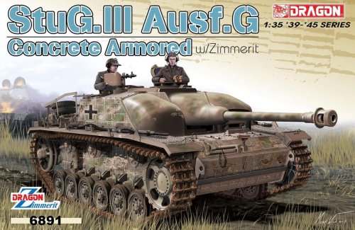 Przejdź do produktu DRAGON 6891 - 1:35 StuG.III Ausf.G Concrete Armored w/ Zimmerit