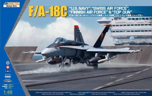 Przejdź do produktu KINETIC 48031 - 1:48 F/A-18C Hornet - US Navy / Swiss AF / Finnish AF