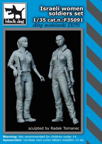 Przejdź do produktu BLACK DOG F35091 - 1:35 Israeli woman soldiers set