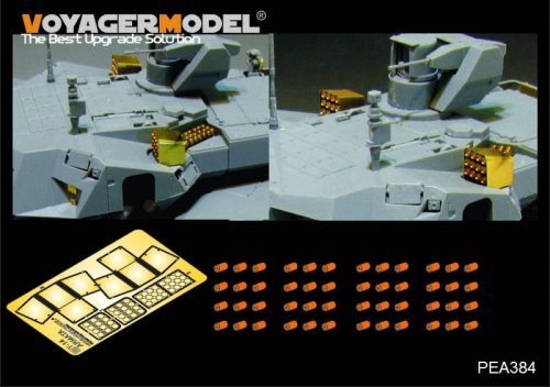 Przejdź do produktu VOYAGER PEA384 - 1:35 Modern Russian T-14 Armata MBT smoke discharger 48PCES Photo Etched set
