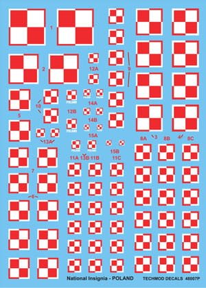 Przejdź do produktu TECHMOD 48007 - 1:48 National insignia Poland