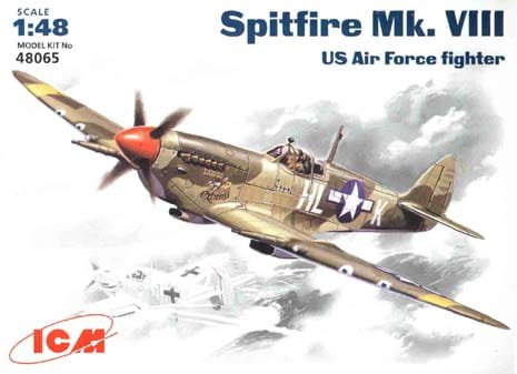 Przejdź do produktu ICM 48065 - 1:48 Spitfire Mk.VIII, US Air Force Fighter