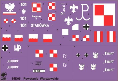 Przejdź do produktu TORO MODEL 35D05 - 1:35 Pojazdy opancerzone Powstania Warszawskiego