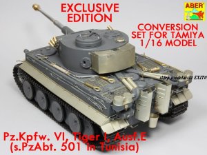 ABER 16K02 - 1:16 Pz.Kpfw.VI Ausf.E Sd.Kfz.181 Tiger I - s.PzAbt. 501 in Tunisia - Exclusive Edition