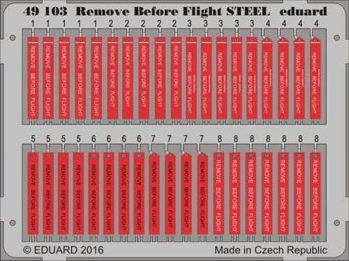 Przejdź do produktu EDUARD 49103 - 1:48 Remove Before Flight - Steel