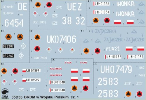 Przejdź do produktu TORO MODEL 35D53 - 1:35 BRDM w Wojsku Polskim - cz.1