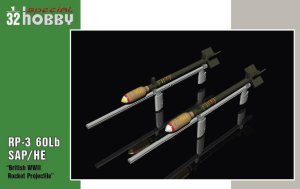 SPECIAL HOBBY 32075 - 1:32 RP-3 60Lb SAP British WWII Rockets