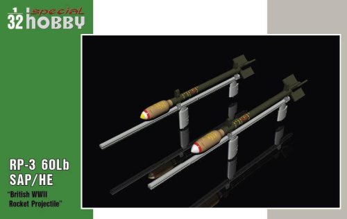 Przejdź do produktu SPECIAL HOBBY 32075 - 1:32 RP-3 60Lb SAP British WWII Rockets