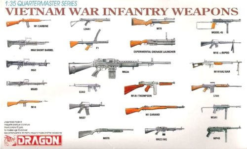 Przejdź do produktu DRAGON 3818 - 1:35 Vietnam War Infantry Weapons