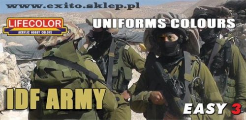 Przejdź do produktu LIFECOLOR MS10 - IDF Army - Uniform Colours