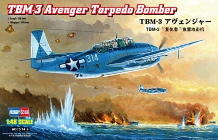 Przejdź do produktu HOBBY BOSS 80325 - 1:48 TBM-3 Avenger Torpedo Bomber
