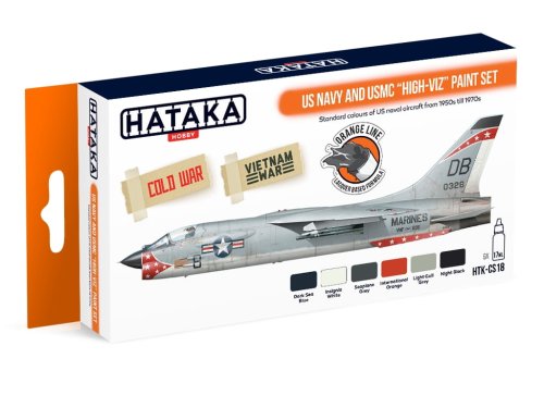 Przejdź do produktu HATAKA CS18 - Zestaw farb US Navy and USMC high-viz