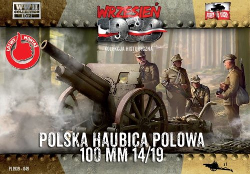 Przejdź do produktu FIRST TO FIGHT 049 -  Wrzesień 1939 - 1:72 Polska haubica polowa 100 mm wz.1914/19 - Gazetka w zestawie z modelem