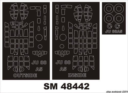 Przejdź do produktu MONTEX SM48442 - 1:48 Junkers Ju-88A-5