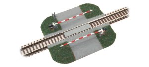 AUHAGEN 41582 H0 - Przejazd kolejowy z zaporami