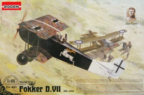 Przejdź do produktu RODEN 421 - 1:48 Fokker D.VII Albatros built, early