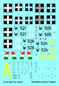 TECHMOD 72064 - 1:72 Focke Wulf Fw 190F-8