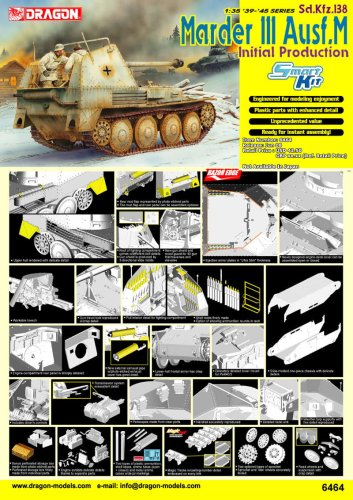 Przejdź do produktu DRAGON 6464 - 1:35 Marder III Ausf.M Initial Production