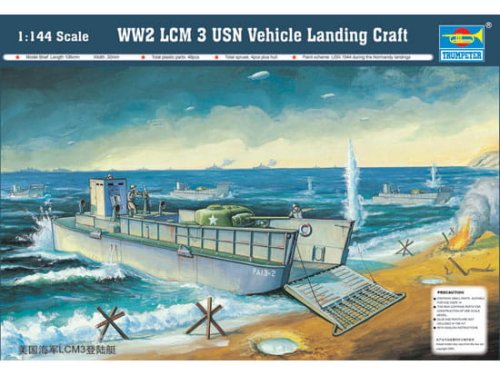 Przejdź do produktu TRUMPETER 00102 - 1:144 WW2 LCM 3 USN Vehicle Landing Craft