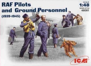 ICM 48081 - 1:48 RAF Pilots and Ground Personnel (1939-1945)