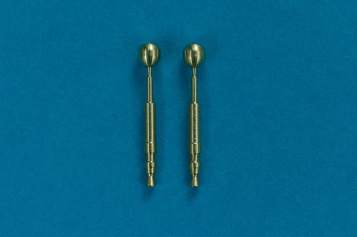 Przejdź do produktu RB MODEL 48AB06 - 1:48 Lufy (zakończenia) 7,92mm niemieckiego lotniczego km-u MG 17 92 (2 szt.)