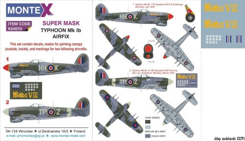 Przejdź do produktu MONTEX K24070 - 1:24 Typhoon Mk.Ib