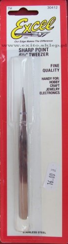 Przejdź do produktu EXCEL 30412 - Pęseta precyzyjna z zaostrzoną końcówką o długości 12 cm
