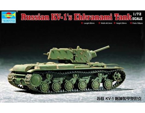Przejdź do produktu TRUMPETER 07230 - 1:72 Soviet KV-1 S