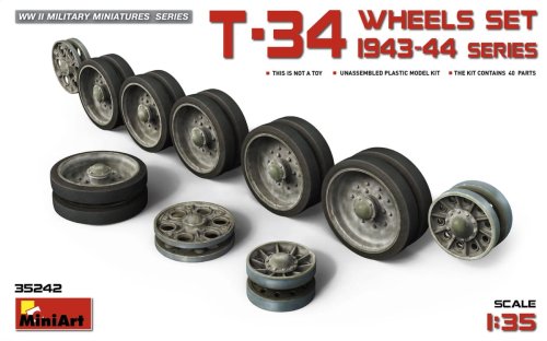Przejdź do produktu MINIART 35242 - 1:35 T-34 Wheels set 1943-44 series