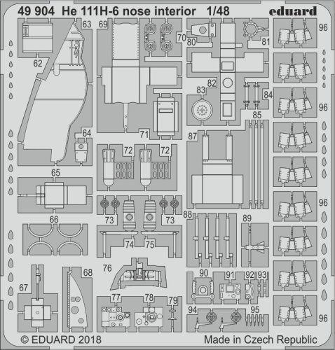 Przejdź do produktu EDUARD 49904 - 1:48 He 111H-6 nose interior