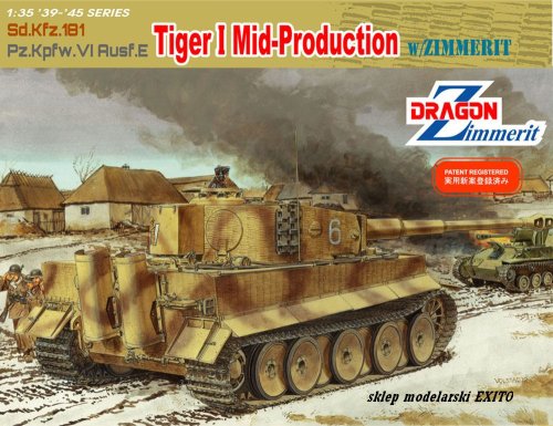 Przejdź do produktu DRAGON 6700 - 1:35 Sd.Kfz.181 Pz.Kpfw.VI Ausf.E Tiger I Mid-Production w/Zimmerit