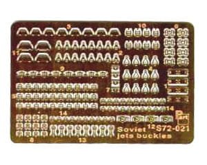 PART S72021 - 1:72 Seatbelts (pasy) Soviet Modern Air Force