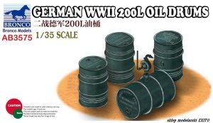BRONCO AB 3575 - 1:35 German WWII 200L Oil Drums