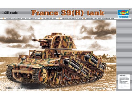 Przejdź do produktu TRUMPETER 00352 - 1:35 France 39(H) TANK SA 38 37mm gun