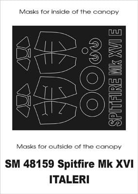 Przejdź do produktu MONTEX SM48159 - 1:48 Spitfire Mk.XVI