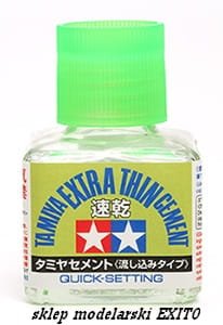 Przejdź do produktu TAMIYA 87182 - Tamiya Extra Thin Cement (Quick-Setting) 40 ml