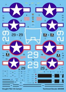 TECHMOD 48040 - 1:48 F4U-1A Corsair