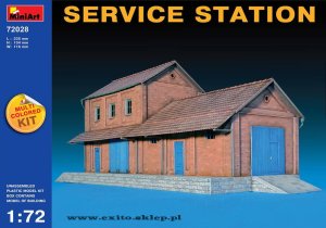 MINIART 72028 - 1:72 Service Station - multicolored kit