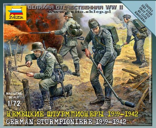 Przejdź do produktu ZVEZDA 6110 - 1:72 German Sturmpioniere 1939-1942