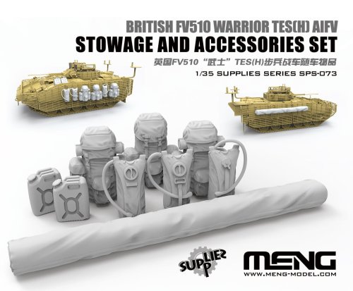 Przejdź do produktu MENG MODEL SPS073 - 1:35 British FV510 Warrior TES(H) AIFV Stowage and Accessories Set ( resin)